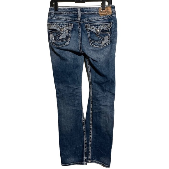 Silver Tuesday mid baby boot jeans women’s size 28x31 - Picture 4 of 9
